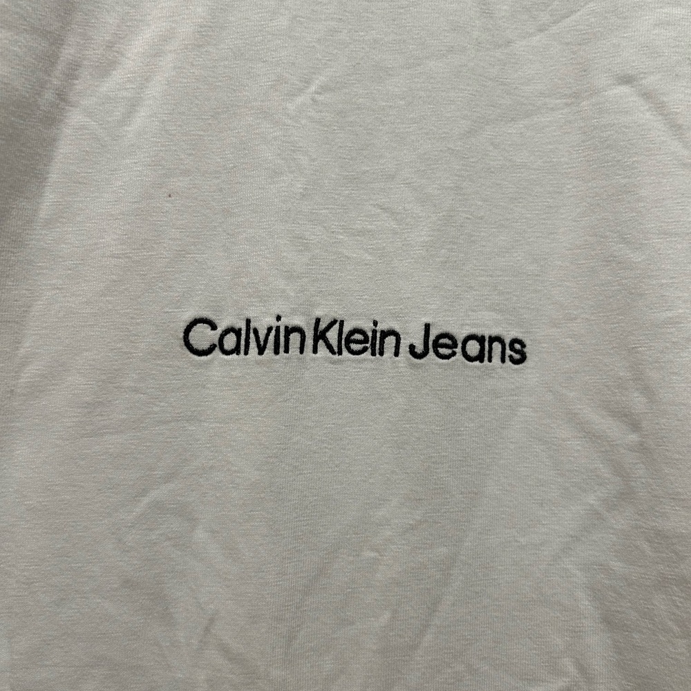 Calvin Klein Embroidered Logo Boxy Fit Tee Mens XL - Picture 3 of 8
